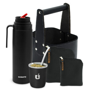 Termo Media Manija, Mate Viajero, Estuches y Canasta