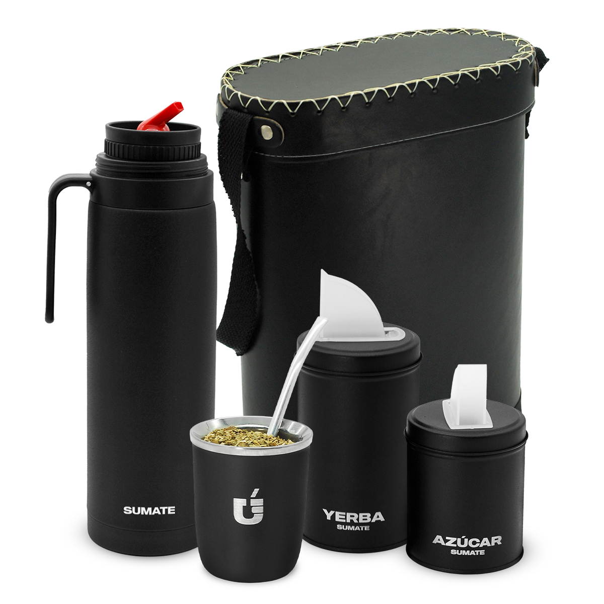 Termo Media Manija, Mate Viajero, Latas y Porta Termo