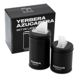 Set Matero Yerbera Azucarera Latas Sumate Pico Vertedor