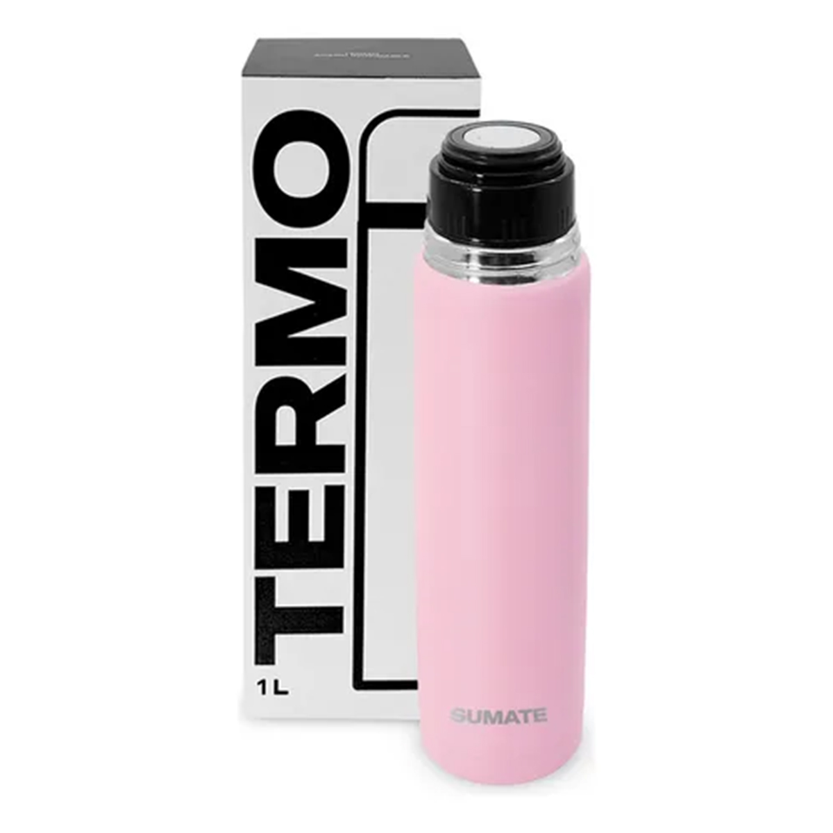 Termo Sumate 1 Litro Acero Inoxidable Tapon Cebador