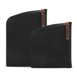 Yerbera Y Azucarera Sobre Estuche Con Cierre Ecocuero Sumate Color Negro